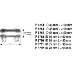 Fenno 860-P8762 yhdysputki
