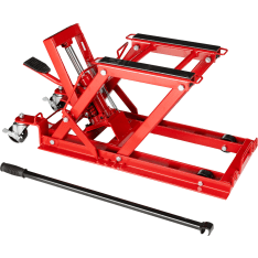 Tori's 680kg motorcycle lift