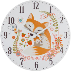 Kotoilu Fox 33 cm clock
