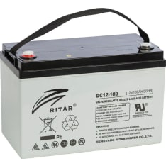 BrightSolar DC12-100Ah huoltovapaa AGM akku