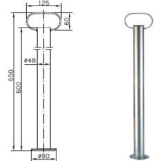 Arctic Trailer 650mm support leg