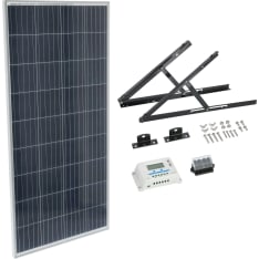 BrightSolar 160W aurinkopaneelisetti mökille