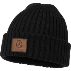 Anar Jussa Musta merino wool beanie