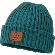 Anar Jussa Petrol merino wool beanie