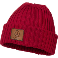 Anar Jussa Red merino wool beanie