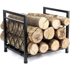 Ainola fireplace tools and firewood rack