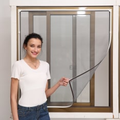 Green Land magnetic mosquito net 200x50cm, white
