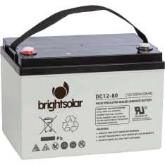 BrightSolar DC12-80Ah huoltovapaa AGM caravan akku