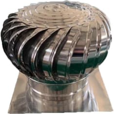 Finnbear 250mm chimney draft improver + mounting plate