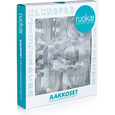 Ruokailu Aakkoset pikkuleipämuottisetti