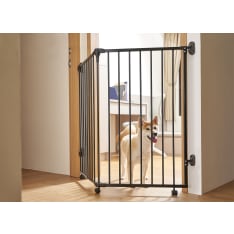 Yeagle folding white pet gate