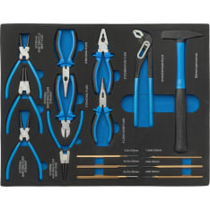 Timco 16-piece tool set for tool trolley