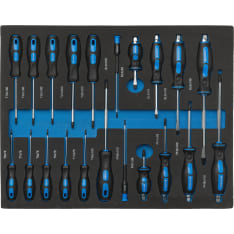 Timco 21-piece wrench set for tool trolley