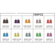 Arctic Auto fuse assortment 100 pcs