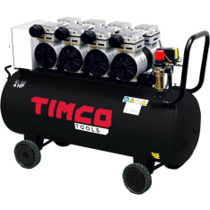 Timco 4x1HP 100l öljytön kompressori