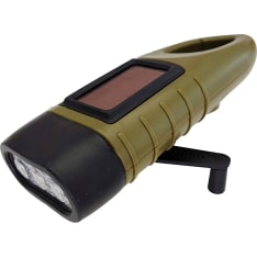 Out-Zone Solar LED hand crank flashlight