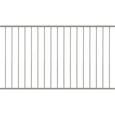 Green Land Garden aluminum fence element, white