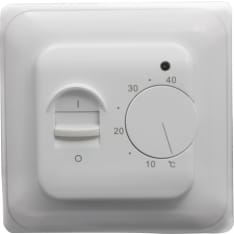 DunWore M20 white mechanical underfloor heating thermostat