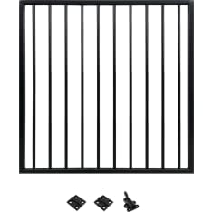 Green Land Garden black aluminum gate
