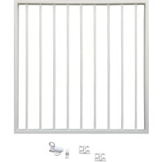 Green Land Garden aluminum gate, white