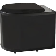 Ekohytte Frost black energy efficient freezer toilet