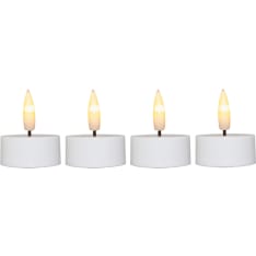 Lumio Lights Flame LED-tuikku 4kpl