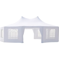 Green Land 6,5x8,9 m 10-cornered party tent