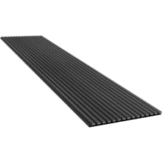 Evella V27 musta tammi puuviilupintainen akustiikkalevy 2400x600 mm
