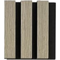 Evella V40 gray oak veneer sample piece 150x120 mm