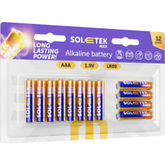 Soletek Max AAA 12kpl alkaline battery