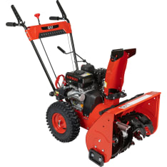 GXT snow thrower with electric start