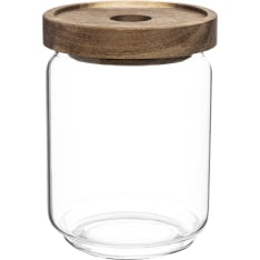 Savora 600 ml glass storage jar