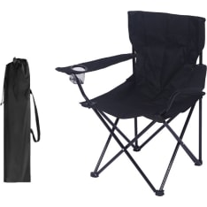 Green Land black touring chair with drink holder