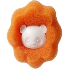 Savora 6 pcs orange washing machine hair collector
