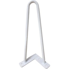 Evella 400mm 12mm pin leg white