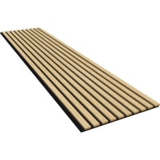 Evella 3D V40 tammi 2400x600 mm puuviilupintainen akustiikkalevy