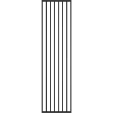 Evella DIY black extendable room divider