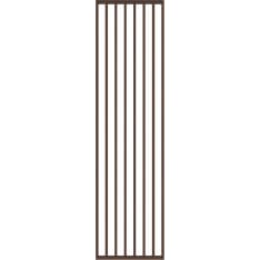 Evella DIY dark oak extendable room divider