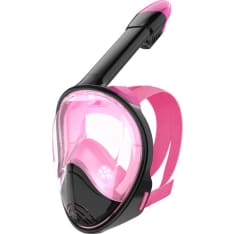 iSport Full Face musta/pinkki sukellusmaski, S/M