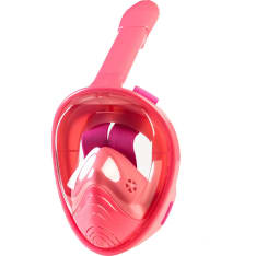 iSport Full Face Kids lasten punainen sukellusmaski, XS