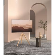 Bandago 43-65" television lattiajalusta valkoinen/pyökki
