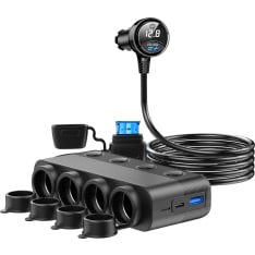 Heed car socket splitter to cigarette lighter