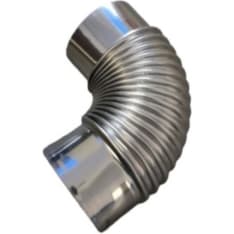 Diesel infrared heater 90° bend