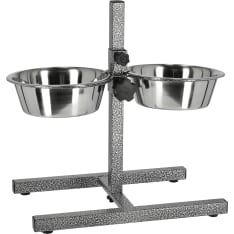 Wuffe 2x1630 ml adjustable bowl btand