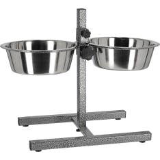 Wuffe 2 x 2830 ml Adjustable Bowl Stand