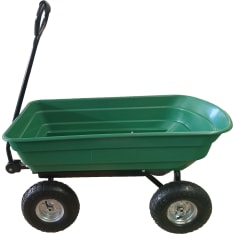 Green Land 80l 200kg garden trolley, towable and tipping