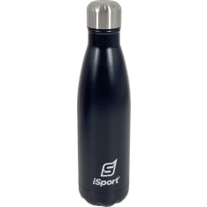 iSport 500 ml musta teräksinen juomapullo
