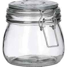 Savora 500 ml glass preservation can with patent lid