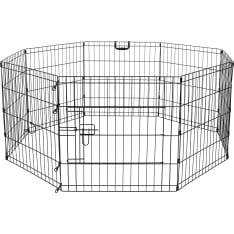 Nuno 8-panel puppy pen 61x61 cm