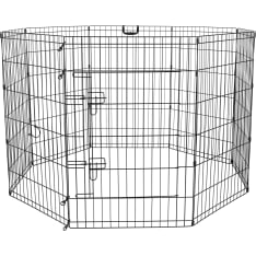 Nuno 8-panel puppy pen 61x91 cm